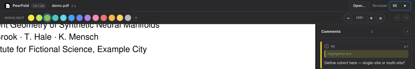 Reviewer name field
